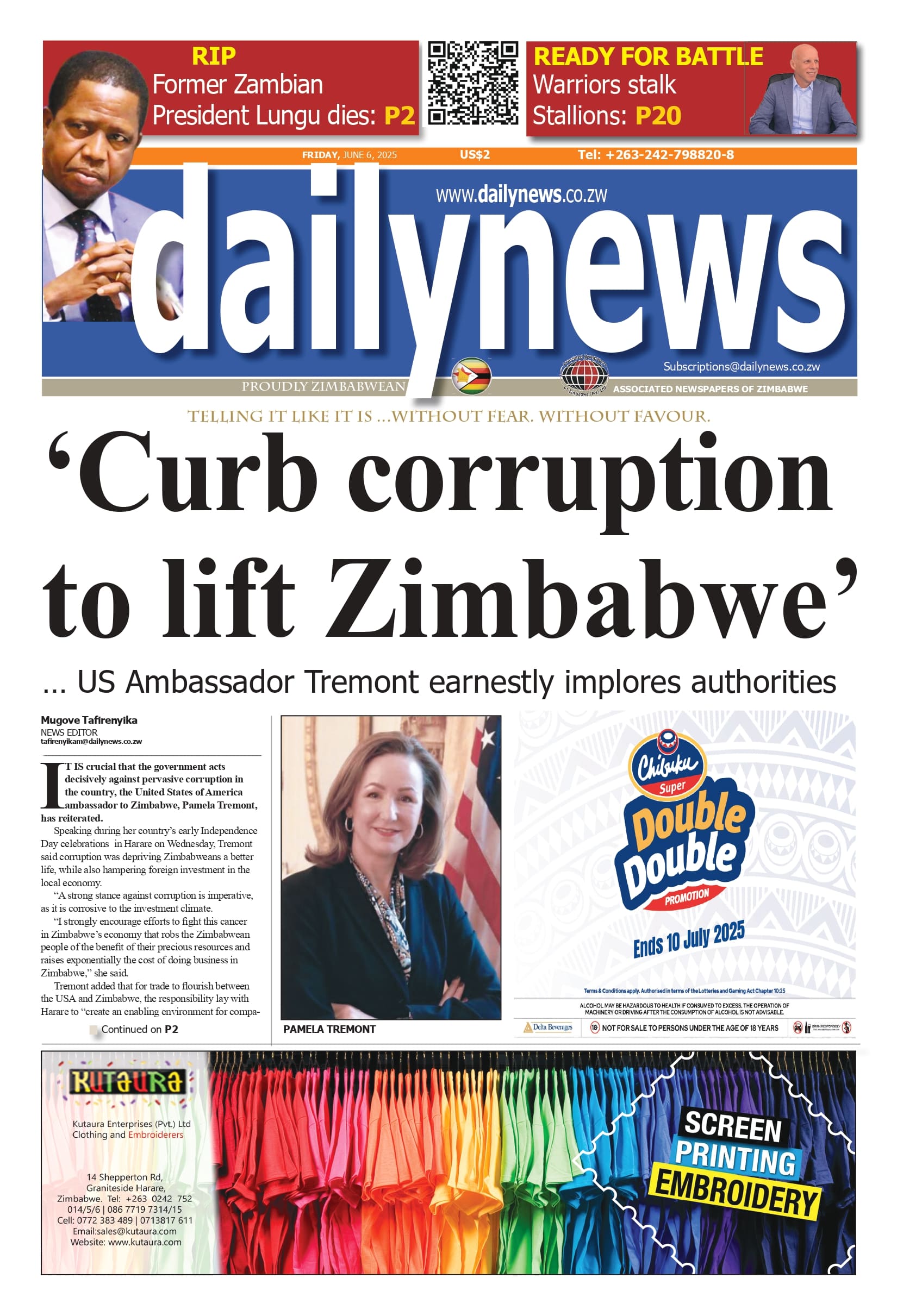Friday 6 June 2025
